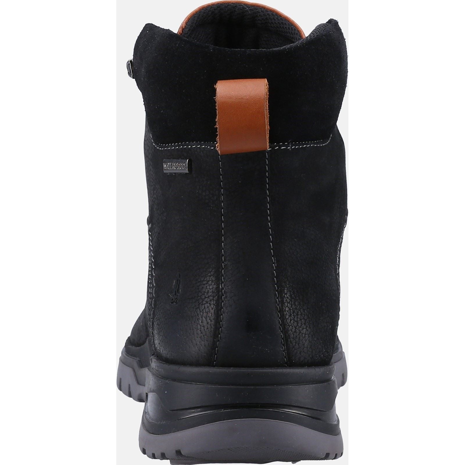 Hush Puppies Paul Bottes Noires En Nubuck Pour Hommes