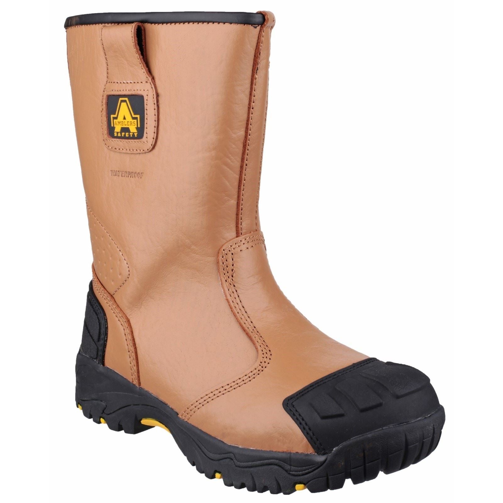 Amblers Safety  Bottes De Sécurité En Cuir Tan Fs143