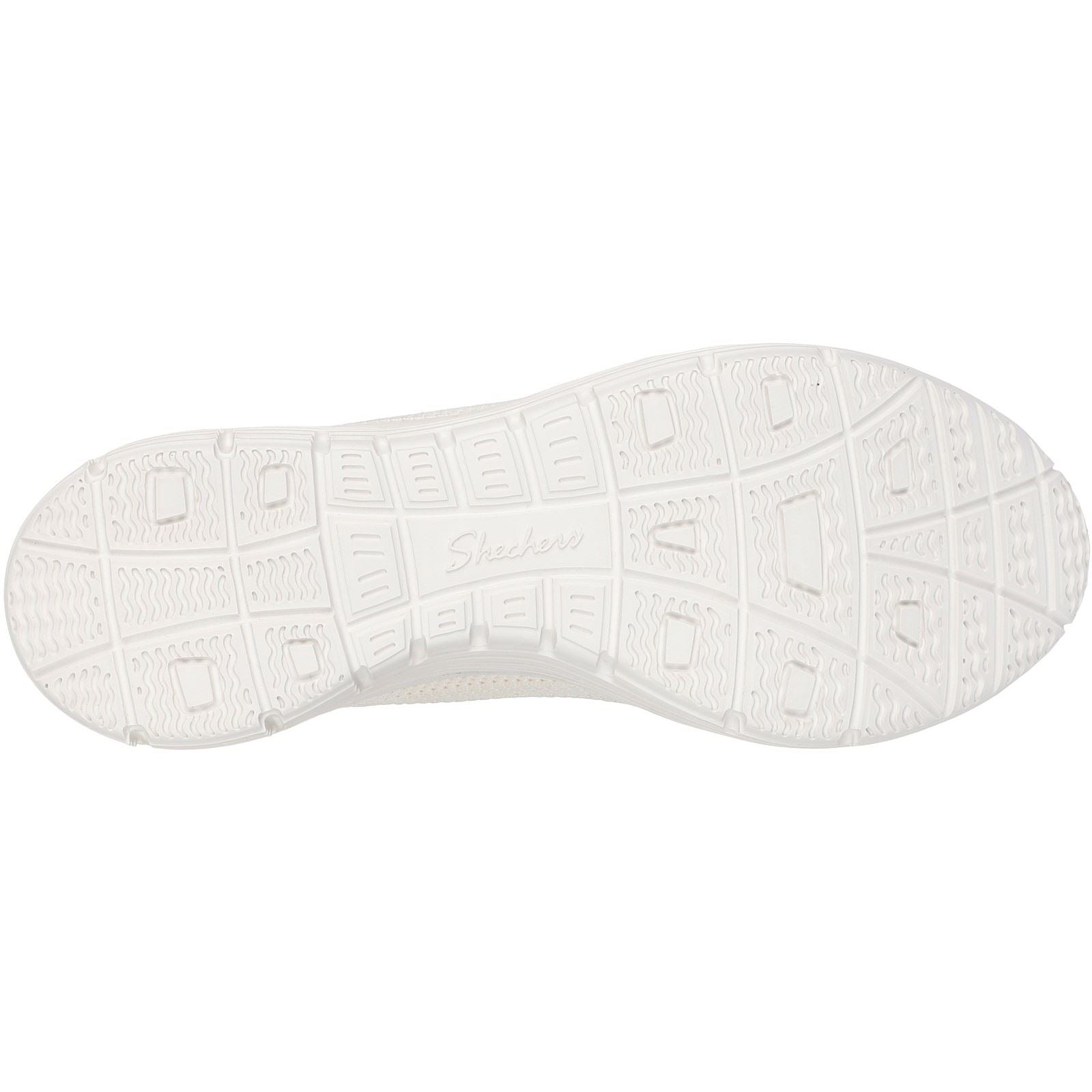 Skechers Seager Believe It Baskets Pour Femmes En Toile Blanc Cassé