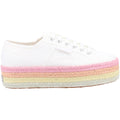 Superga 2790 Multicolor Rope Baskets Pour Femmes En Coton 100 % Blanc/Bonbon Multicolore