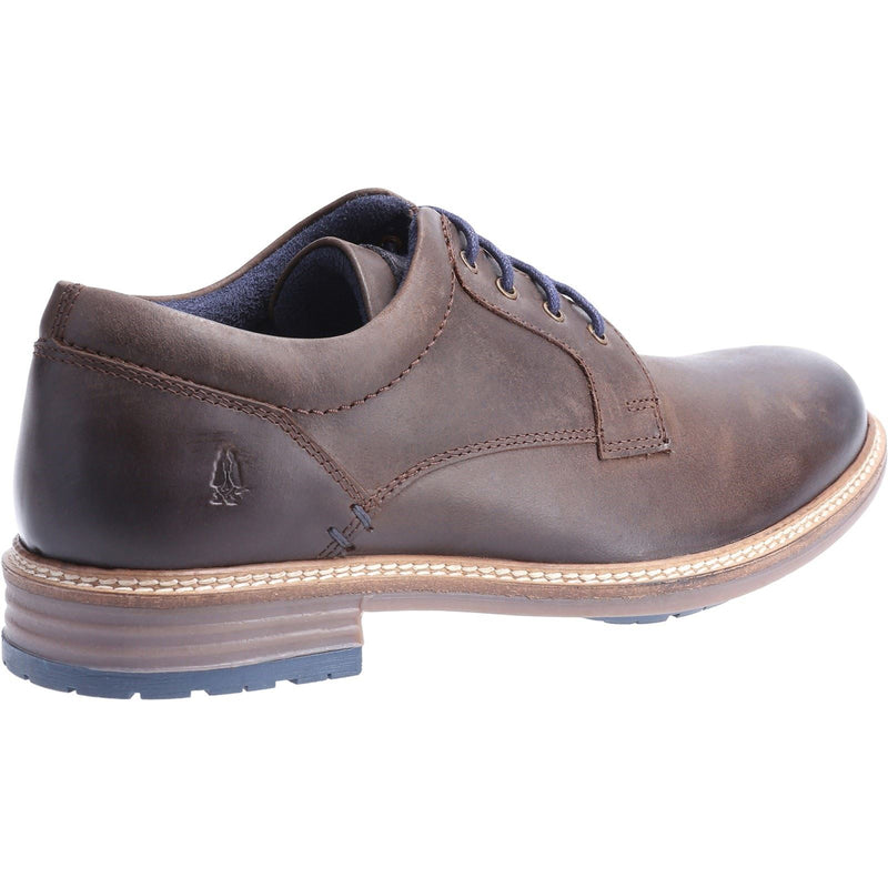 Hush Puppies Julian Chaussures En Cuir Marron À Lacets Pour Homme