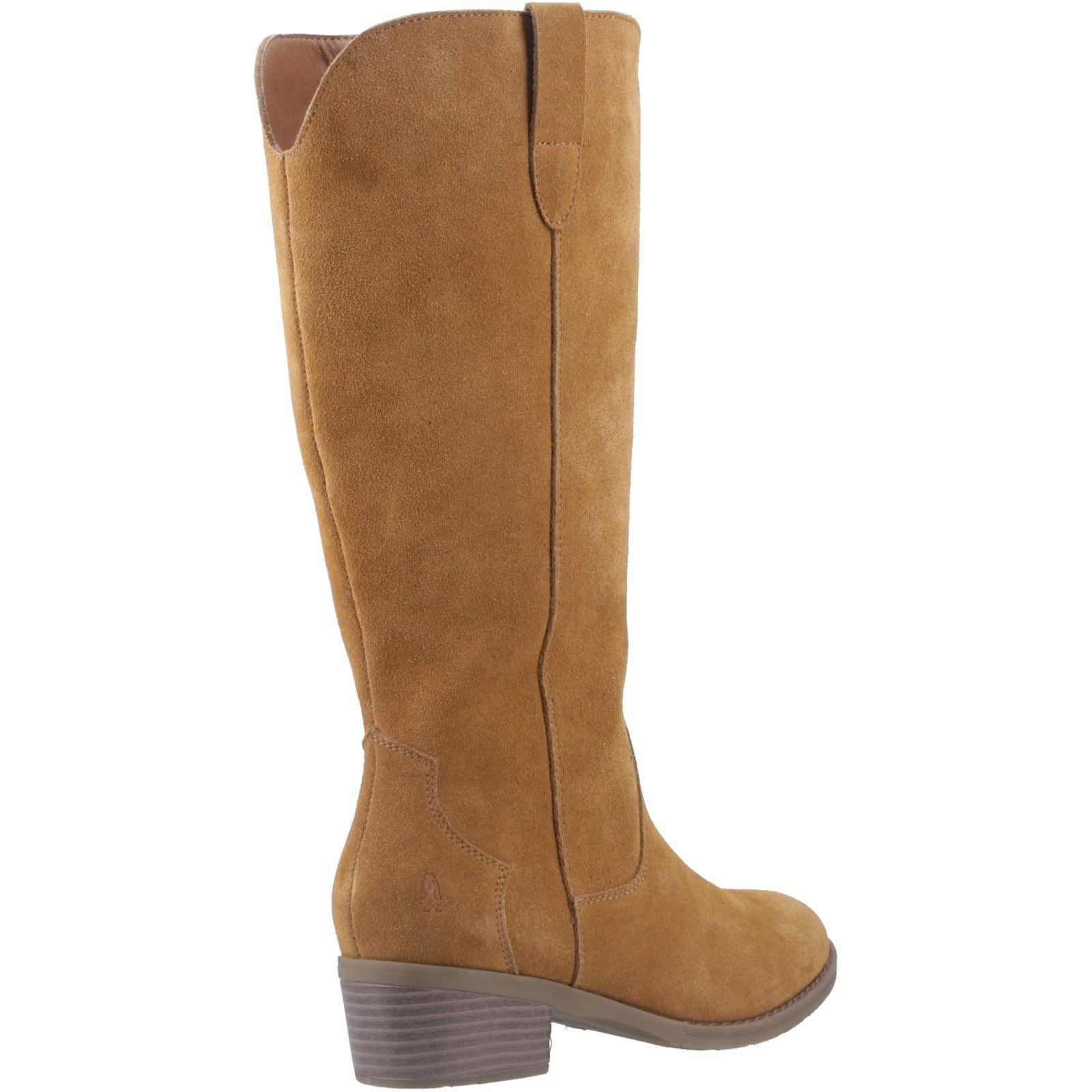 Hush Puppies Isabella Bottes Hautes À Talons Pour Femmes En Daim Couleur Tan