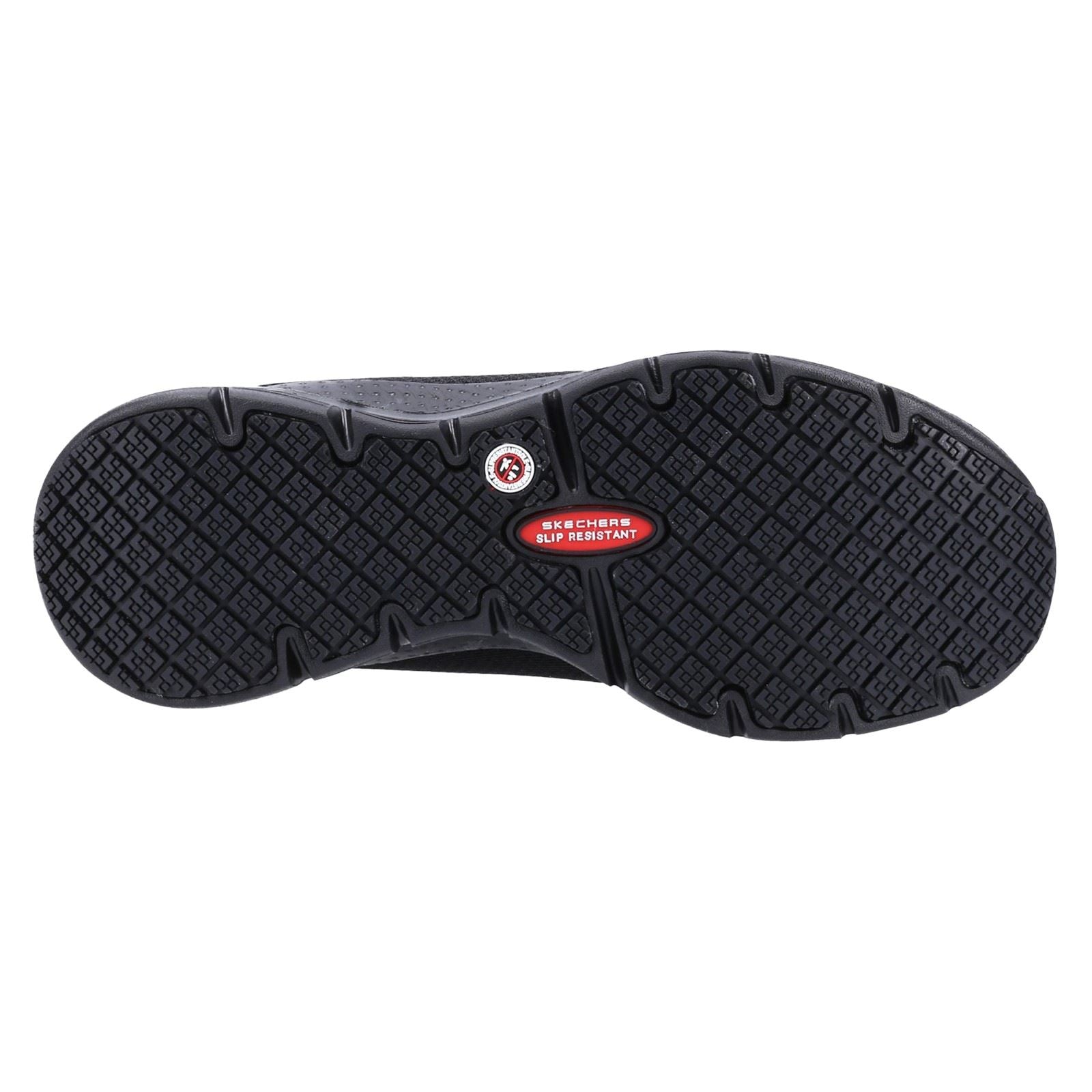 Skechers Workwear Arch Fit Sr Baskets De Sécurité Noires En Polyester Pour Femmes