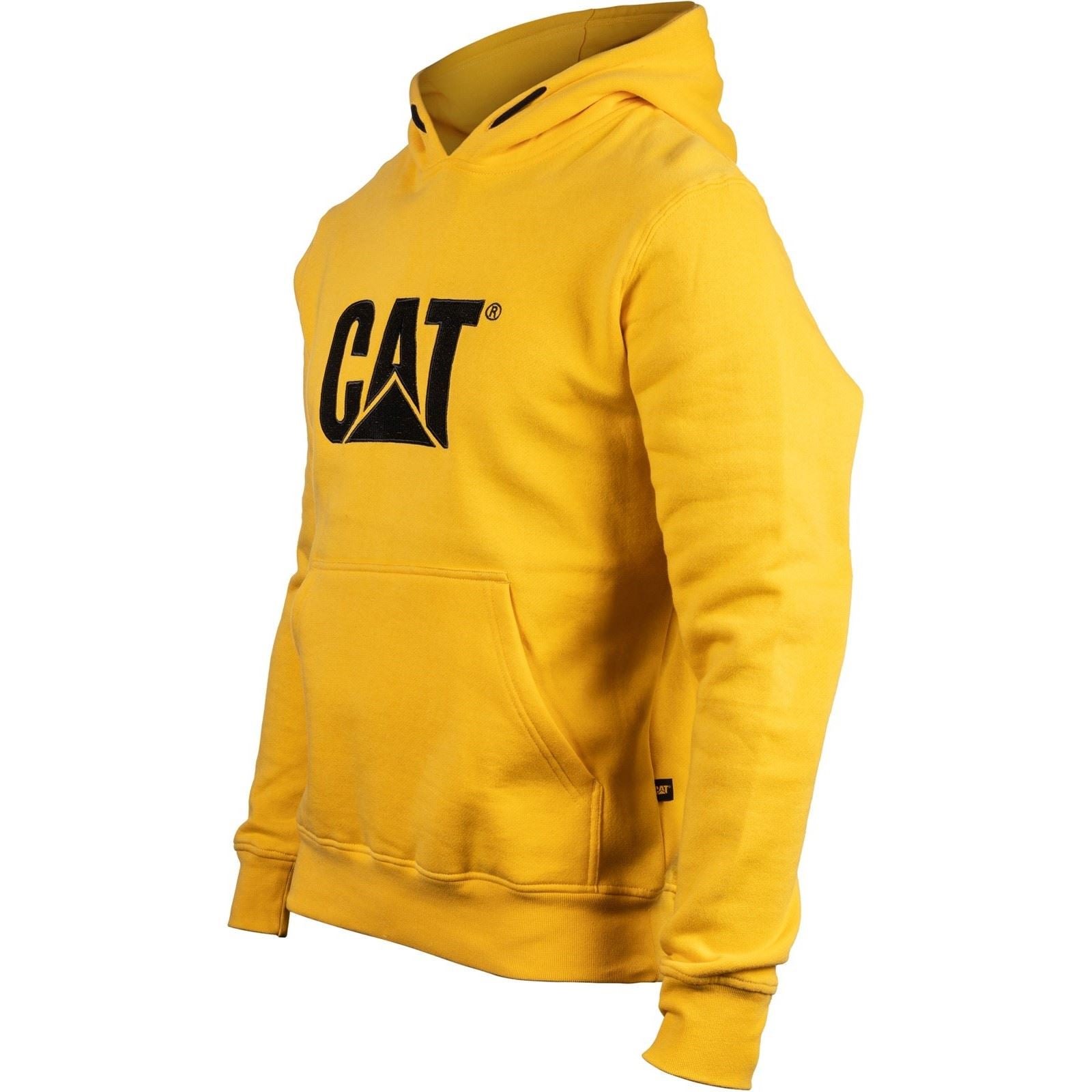 Caterpillar Trademark Sweat À Capuche Jaune En Coton Pour Homme
