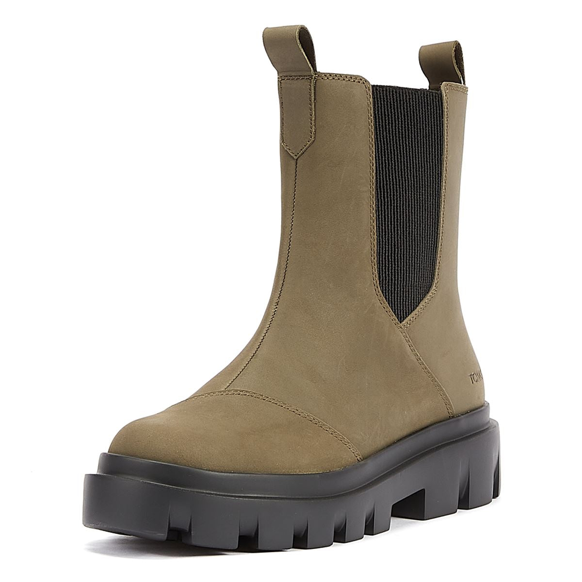 TOMS Bottes En Cuir Pour Femme Rowan Couleur Olive