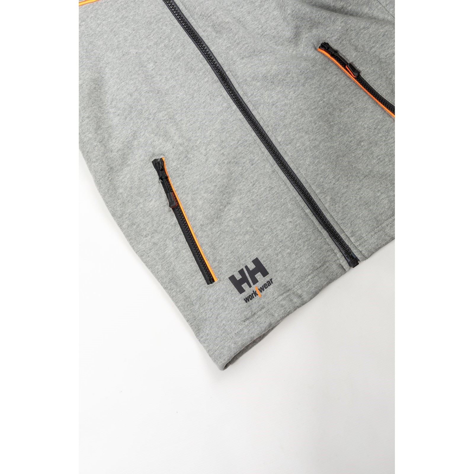 Helly Hansen Workwear Chelsea Evolution Sweat À Capuche Gris En Coton Pour Homme