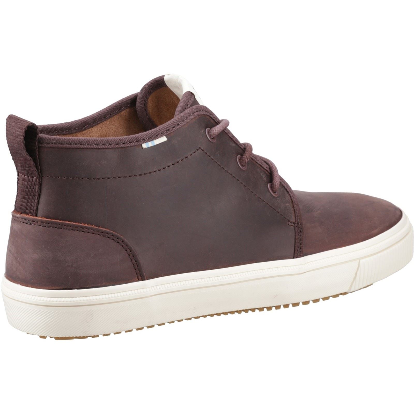 TOMS Carlo Mid Terrain Baskets En Cuir Pour Hommes Couleur Marron Clair