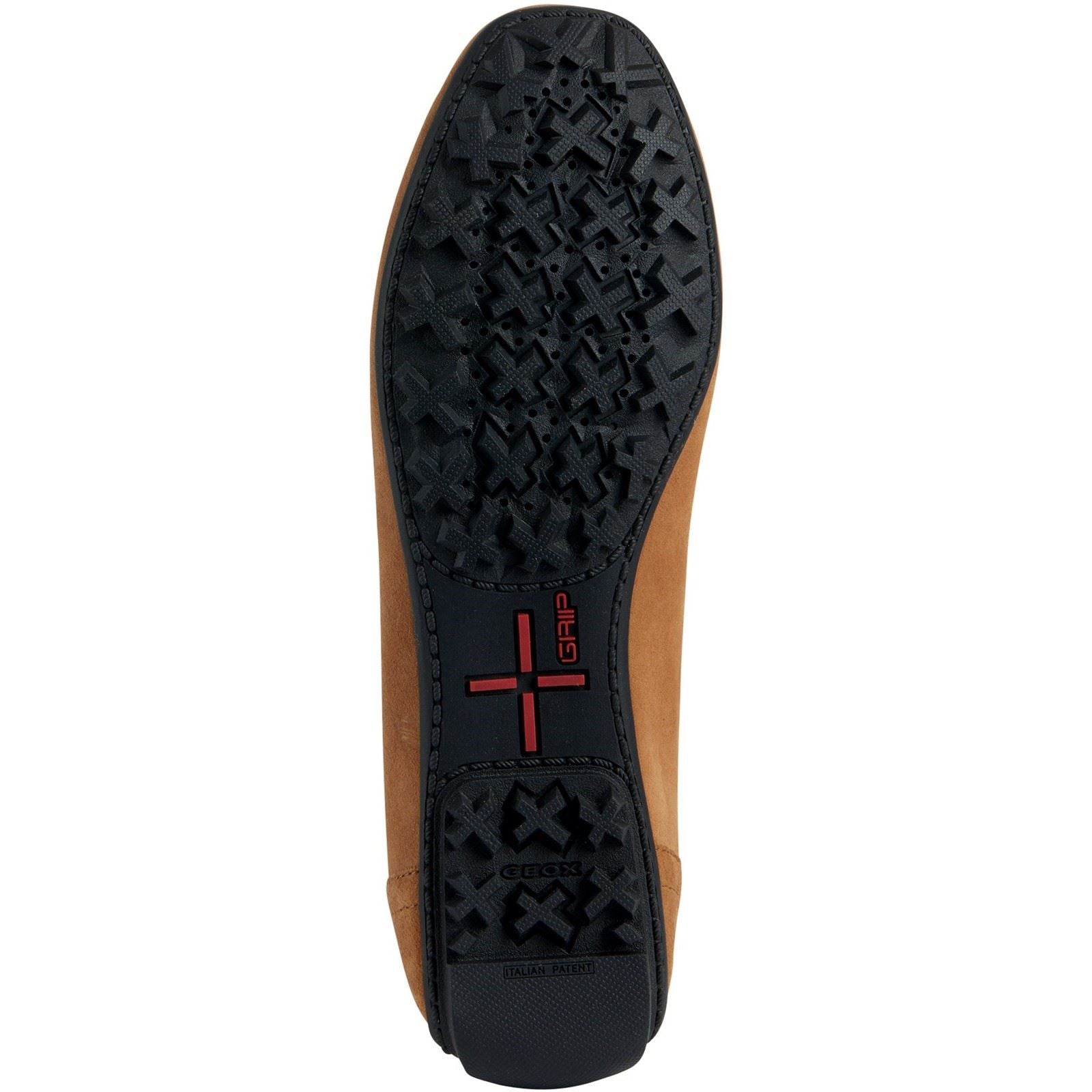 Geox D Kosmopolis Mocassins Pour Femmes En Daim Camel