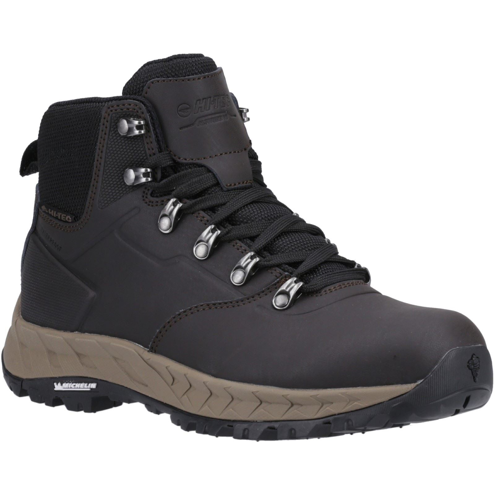 Hi-Tec Altitude VII WP Bottes De Randonnée En Cuir/Polyester Pour Femme De Couleur Chocolat