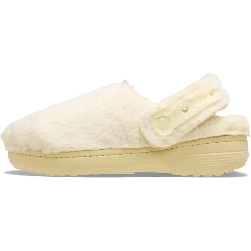 Crocs Classic Unfurgettable Sabots En Polyester Pour Femmes Vanille