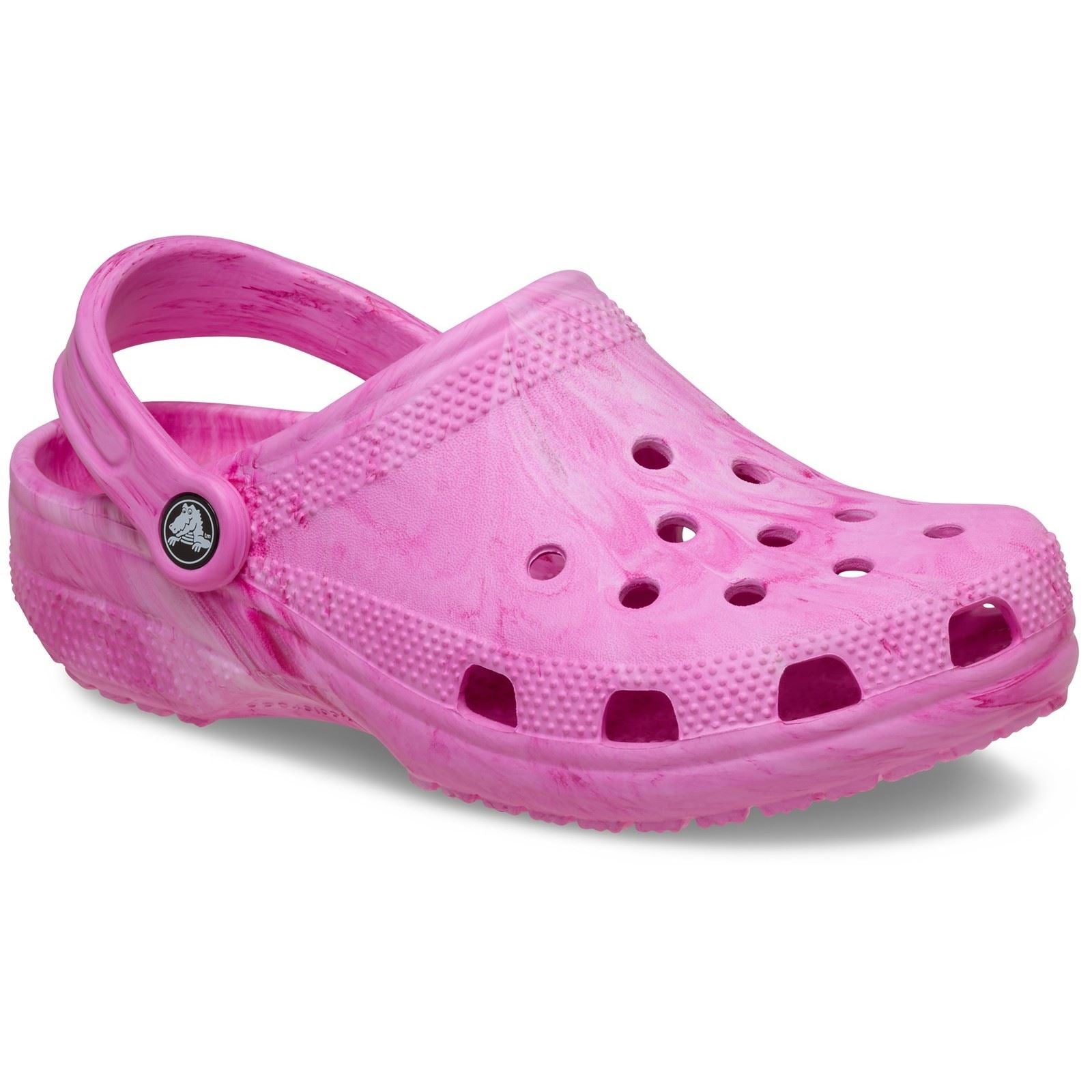 Crocs Classic Marbled Clog Sabots En Thermoplastique Rose/Multicolore