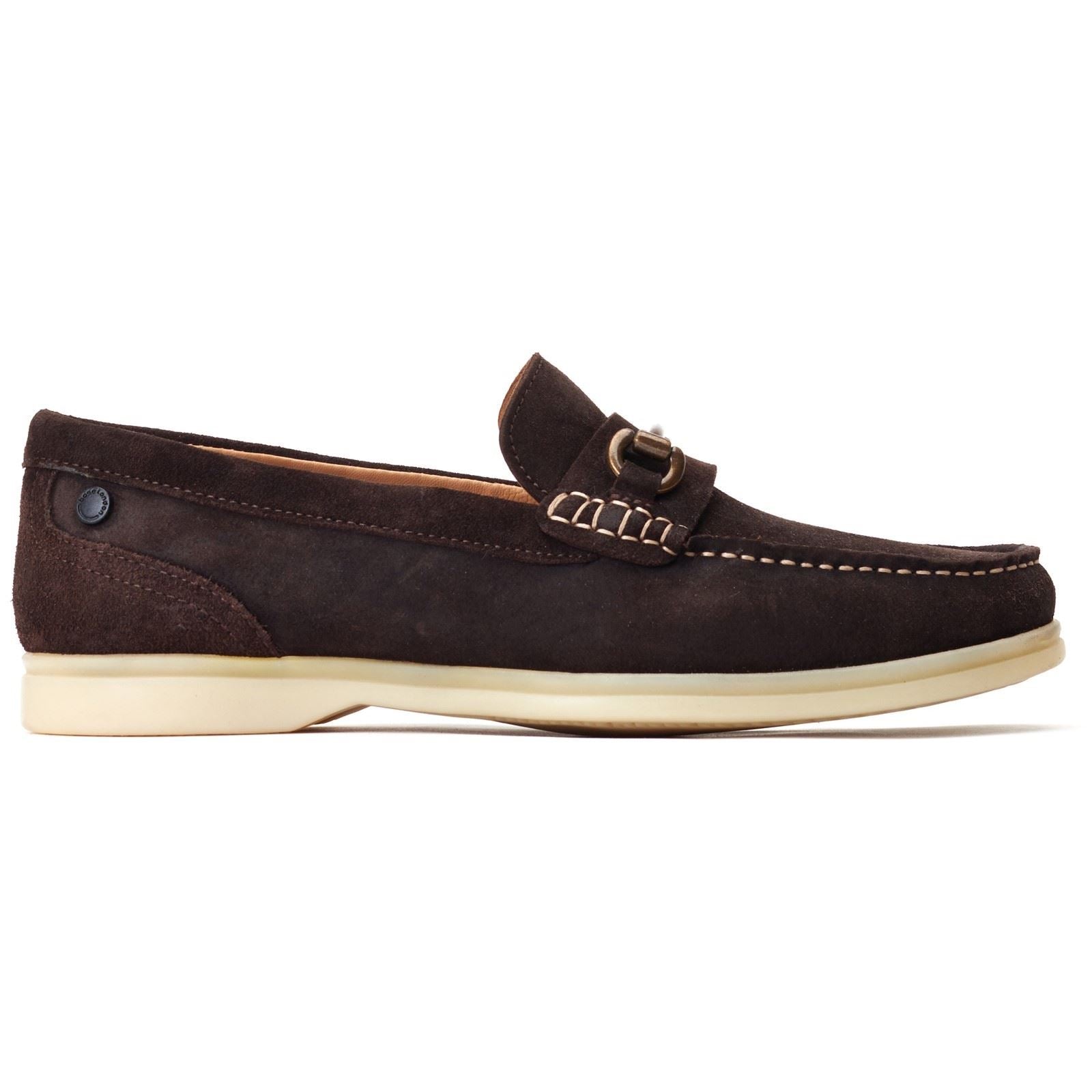 Base London Snapper Chaussures Loafers Marron Brûlé Pour Hommes En Cuir