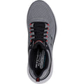 Skechers Relaxed Fit Edgeride Contention Sneakers Pour Hommes En Polyester Gris Anthracite/Noir