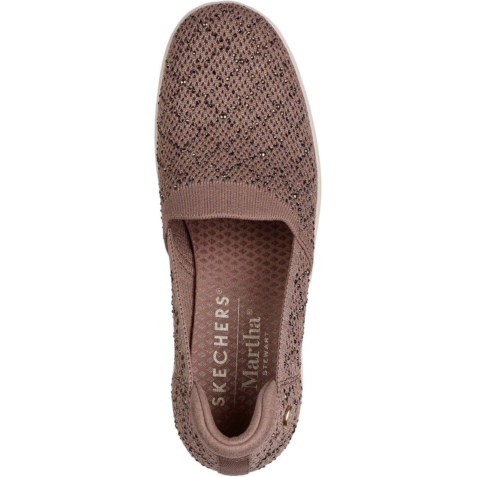 Skechers Pier-Lite My Reflection Baskets Mocha En Polyester Pour Femmes