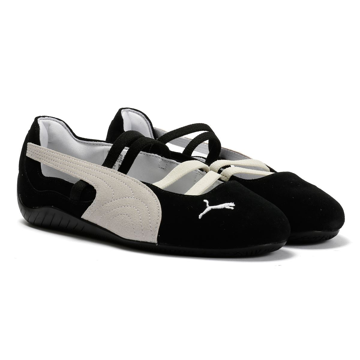 Puma Speedcat Ballet SD Chaussures Noires Pour Femmes En Suede