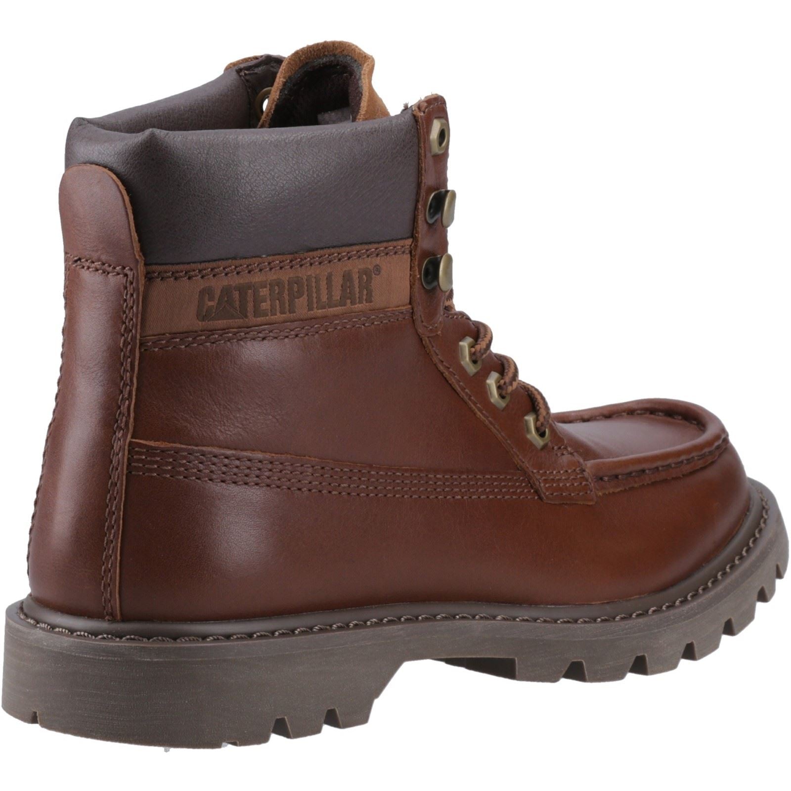 Caterpillar Colorado Moc Toe Bottes De Cheville En Cuir Pour Hommes Nuthatch