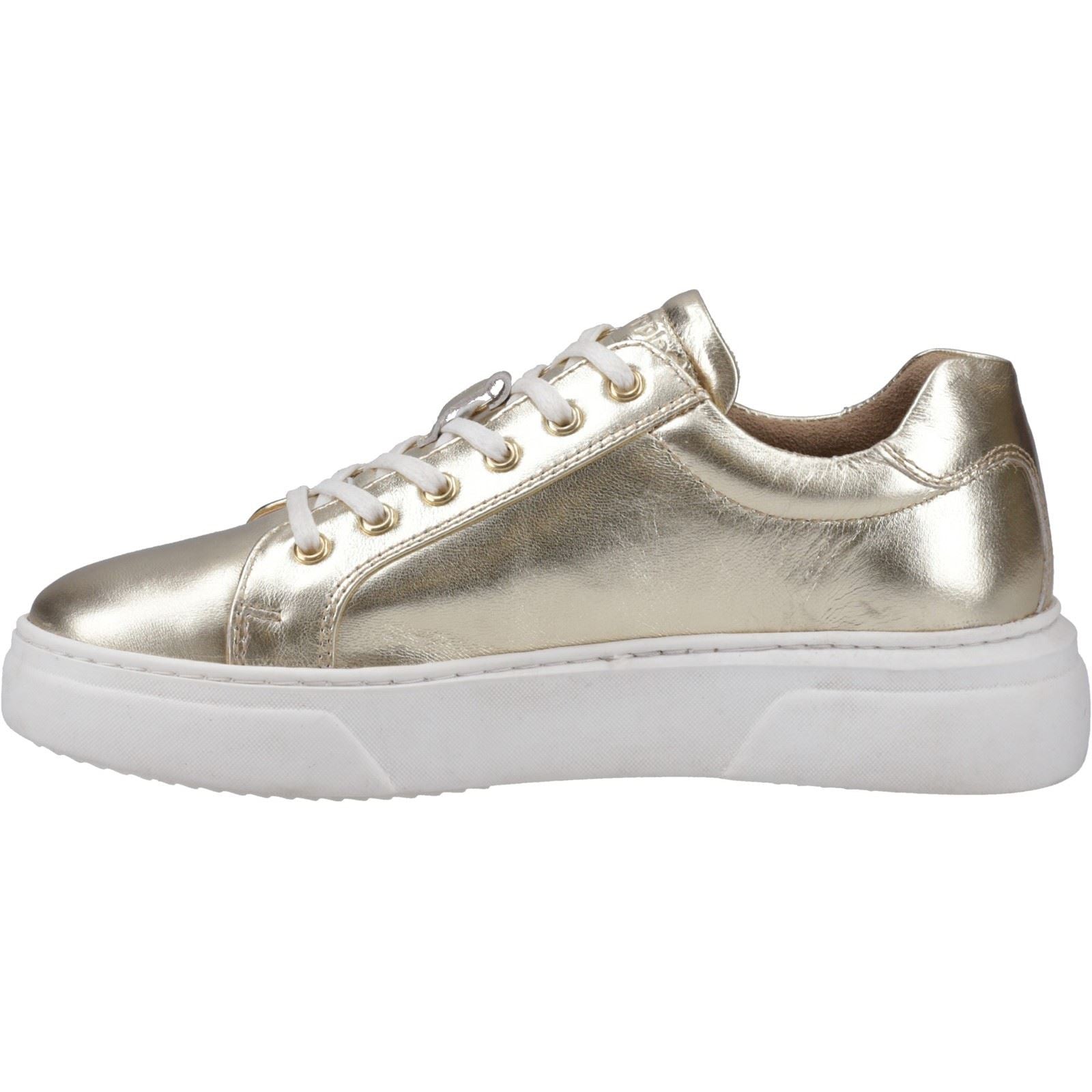 Hush Puppies Kathryn Chaussures De Sport En Cuir Pour Femmes Dorées
