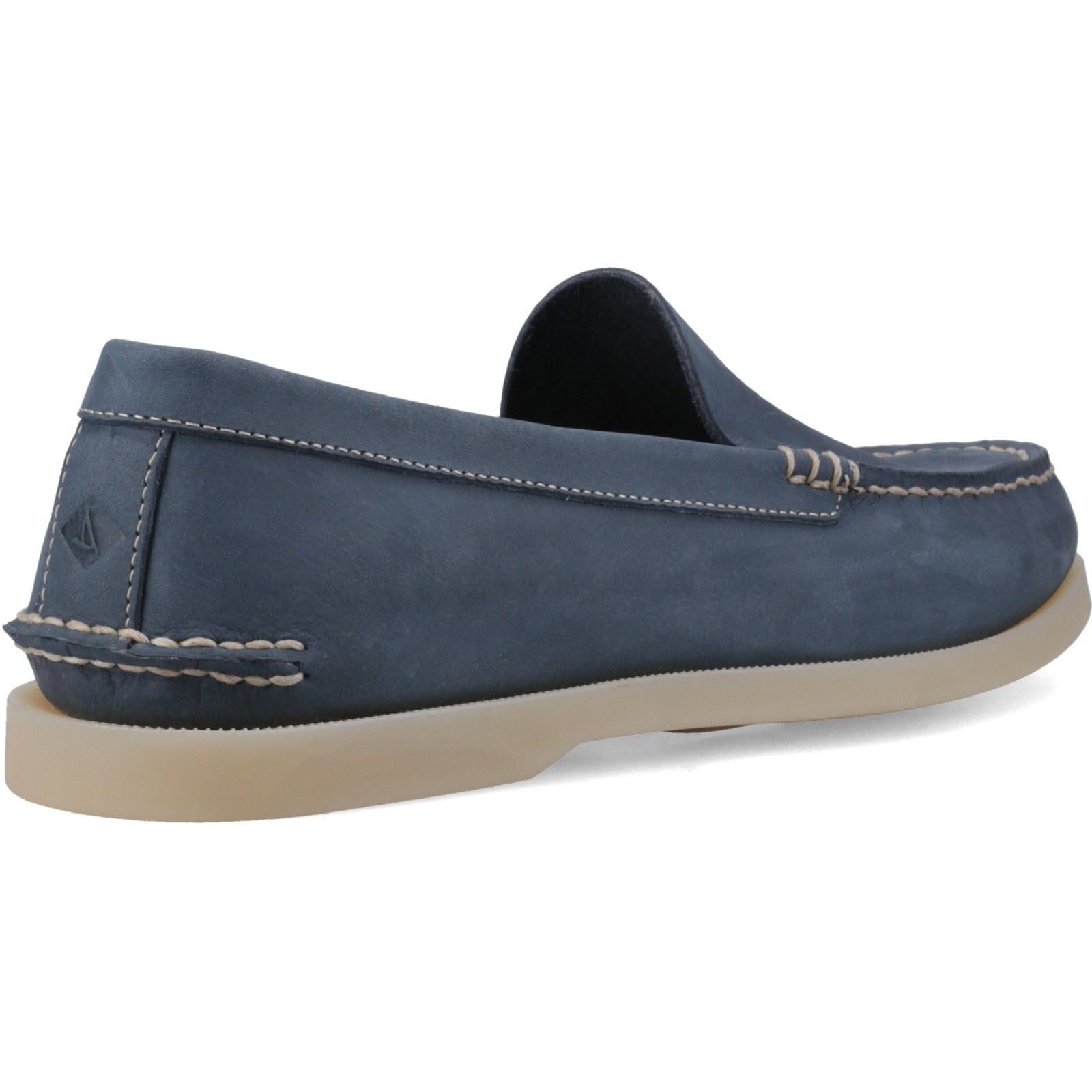 Sperry Authentic Venetian Mocassins En Cuir Pour Hommes Bleu Marine
