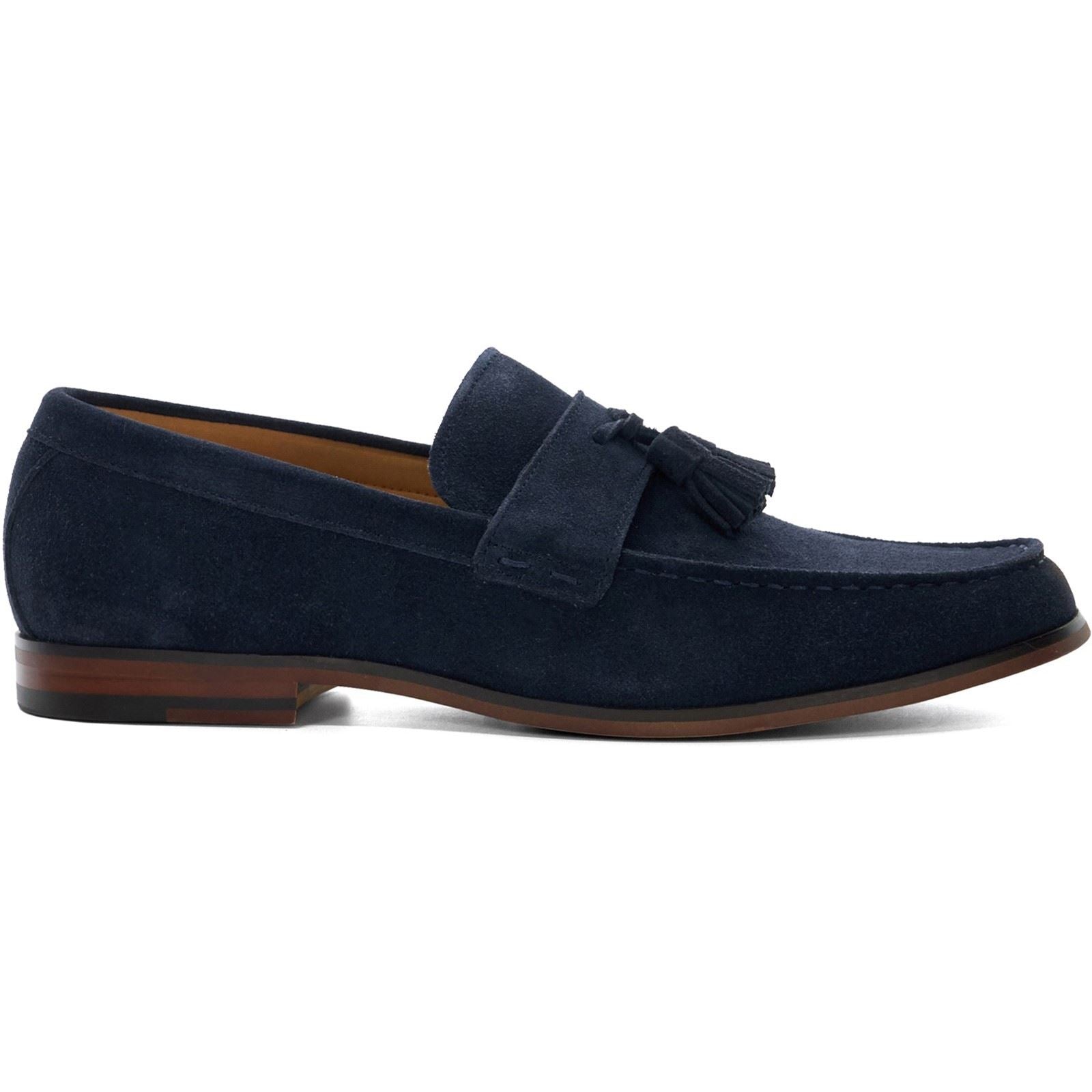 Dune Blaikes Mocassins En Suède Pour Homme Navy
