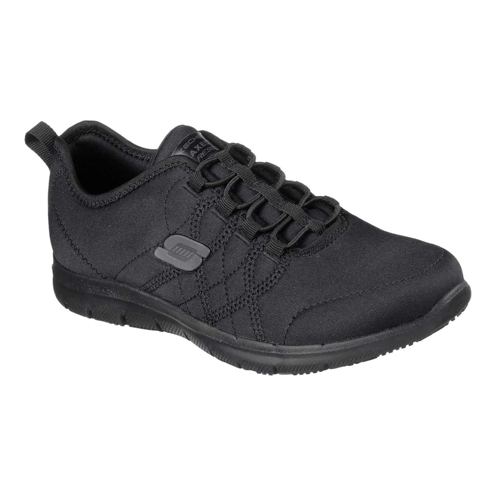 Skechers Workwear Ghenter Srelt Baskets De Sécurité Noires En Polyester Pour Femmes