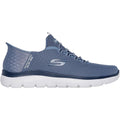 Skechers Slip-ins: Summits - High Range Chaussures De Sport Pour Homme En Polyester Gris Ardoise