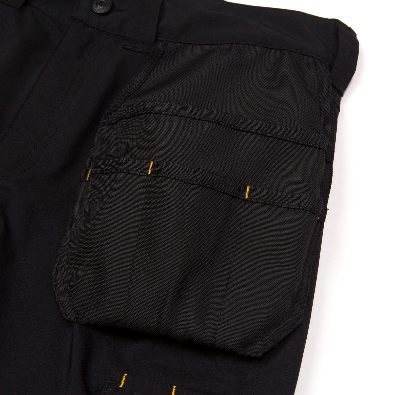 Caterpillar Nexus Holster Stretch Shorts De Travail Noirs En Coton Pour Homme