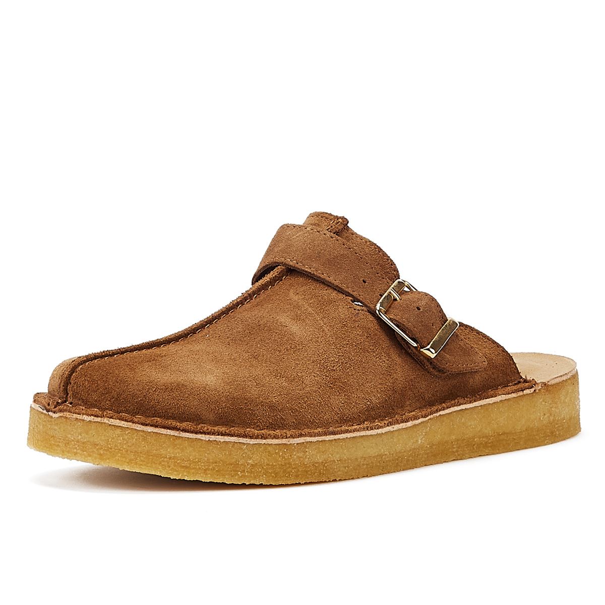 Clarks Originals Trek Mule Suede Sandales Homme Marron