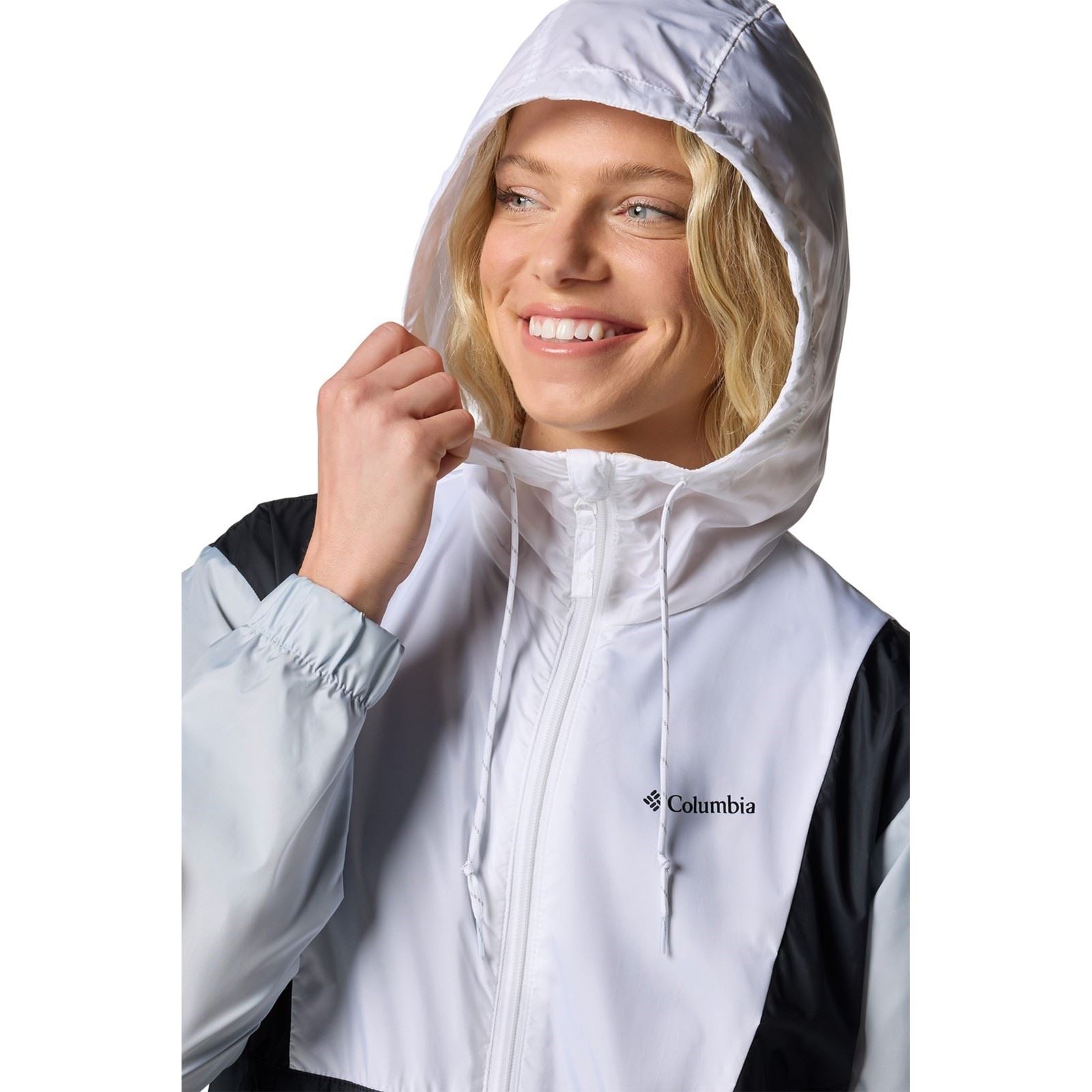 Columbia Lily Basin II Jacket Veste De Pluie Blanche Pour Femme