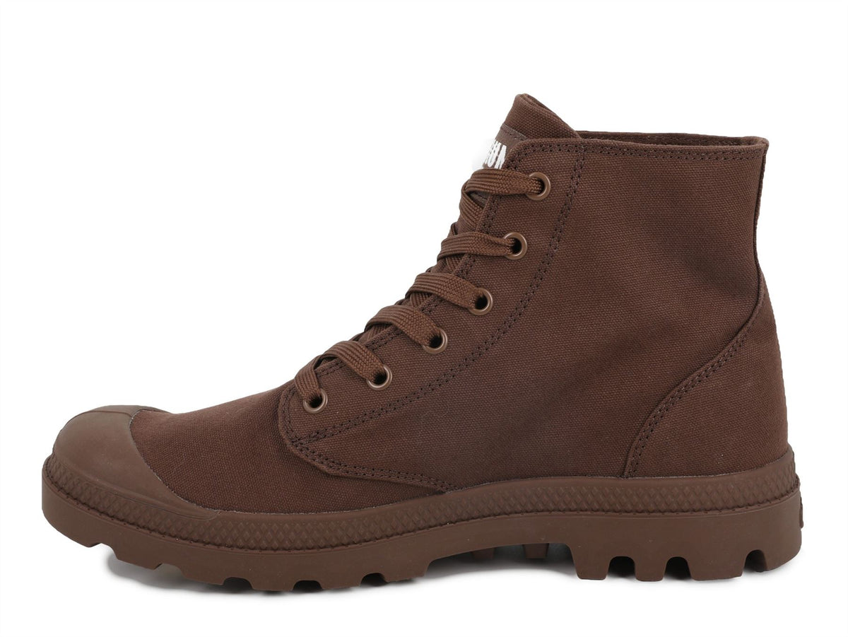 Palladium Mono Chrome Bottes Marron En Coton Pour Hommes