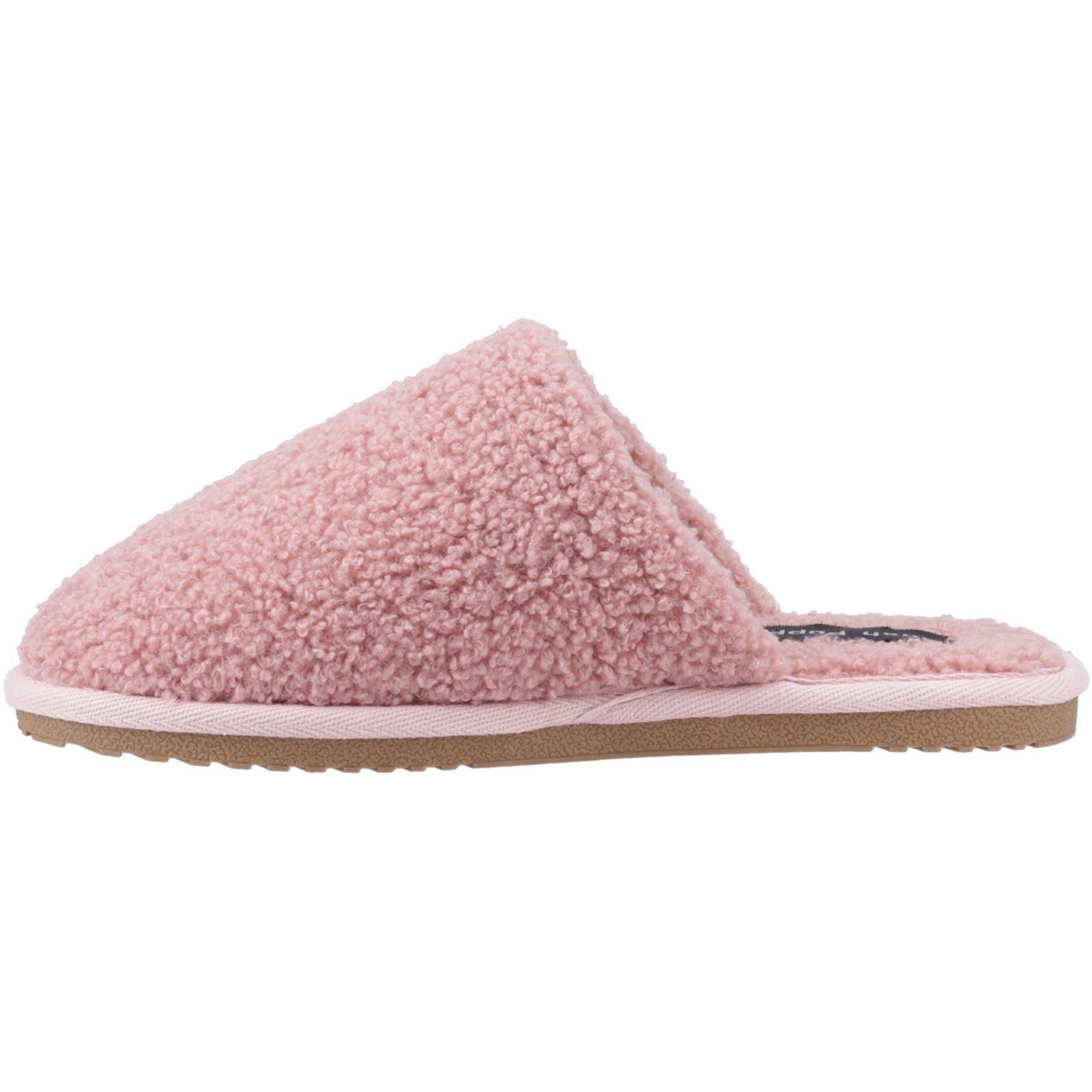 Hush Puppies Joanna Chaussons Roses Pour Femme En Textile