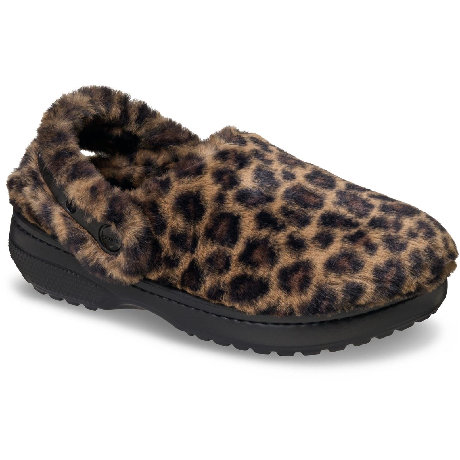 Crocs Classic Unfurgettable Clog Sabots Léopard Pour Femmes En Mélange De Polyester