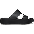 Crocs Getaway Platform H-Strap Crocs sandales noires pour Femmes en Thermoplastique