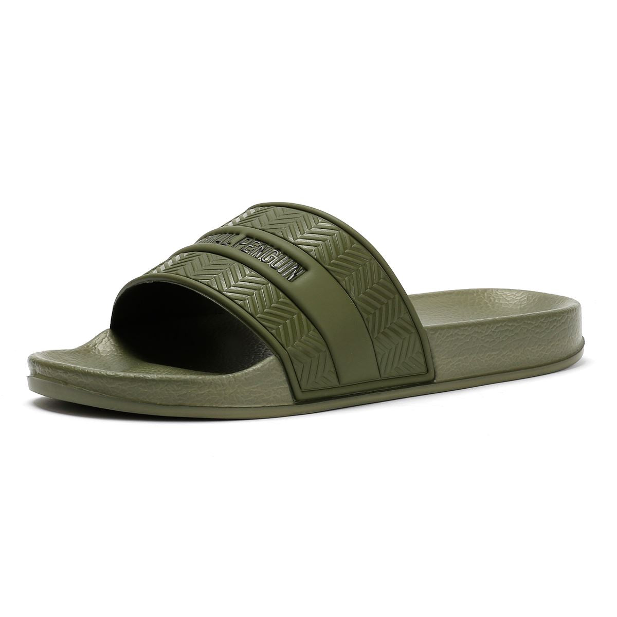 Penguin Paradise Tongs Vertes Pour Hommes