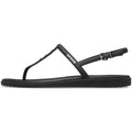 Crocs Miami Studded Thong Flip Sandales Noires En Thermoplastique Pour Femmes
