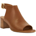 Dune Joupin Sandales En Cuir Pour Femme Couleur Tan