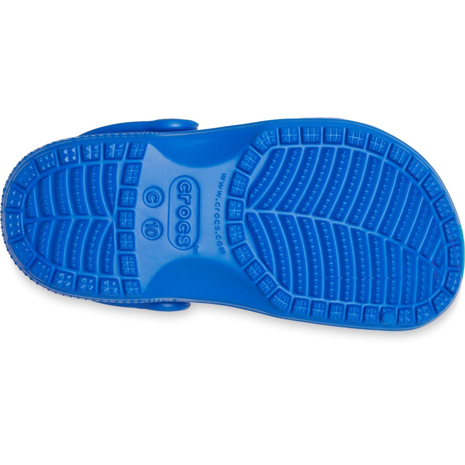 Crocs Toddler Classic Des Mocassins Thermoplastiques Bleus Bolt