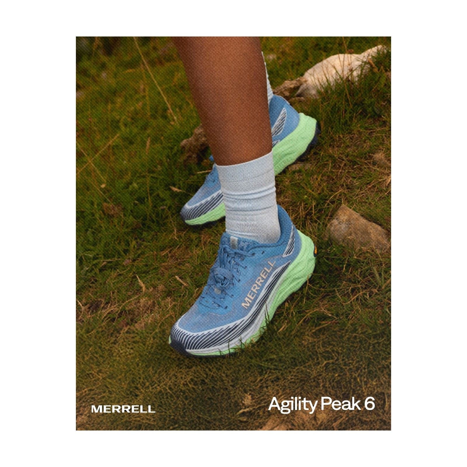 Merrell Agility Peak 6 Runner Chaussures De Course Sur Sentier Pour Femmes Admiral En Polyuréthane
