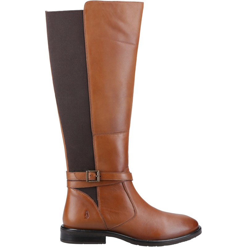 Hush Puppies Victoria Bottes En Cuir Pour Femmes Couleur Tan