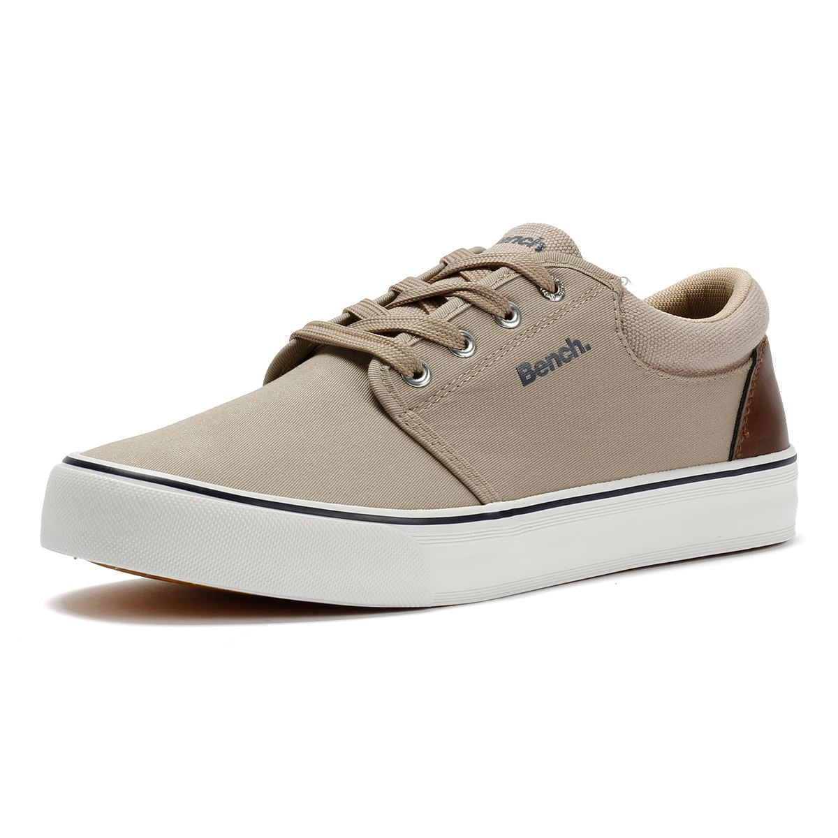 Bench Donnie Baskets Beiges En Toile Pour Hommes