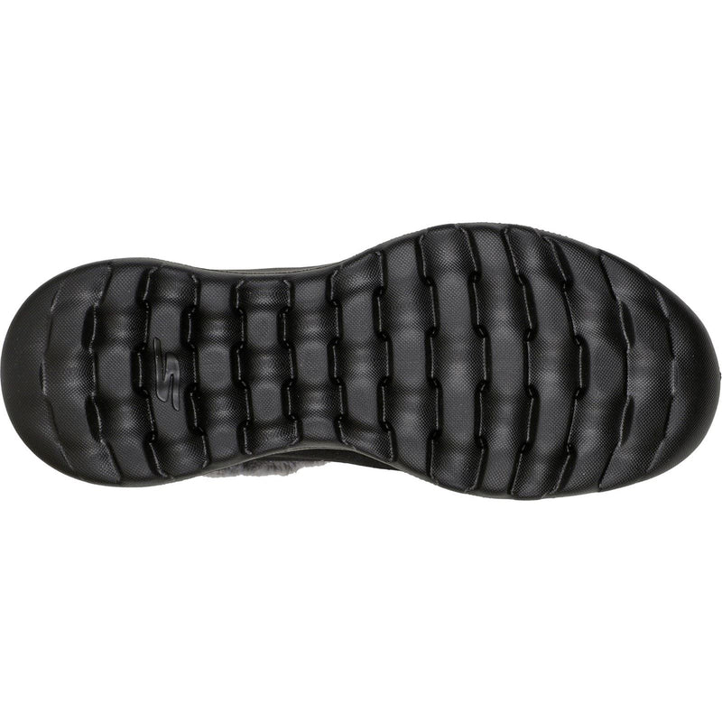 Skechers On-The-Go Joy First Glance Bottes Noires/Grises Pour Femmes En Cuir