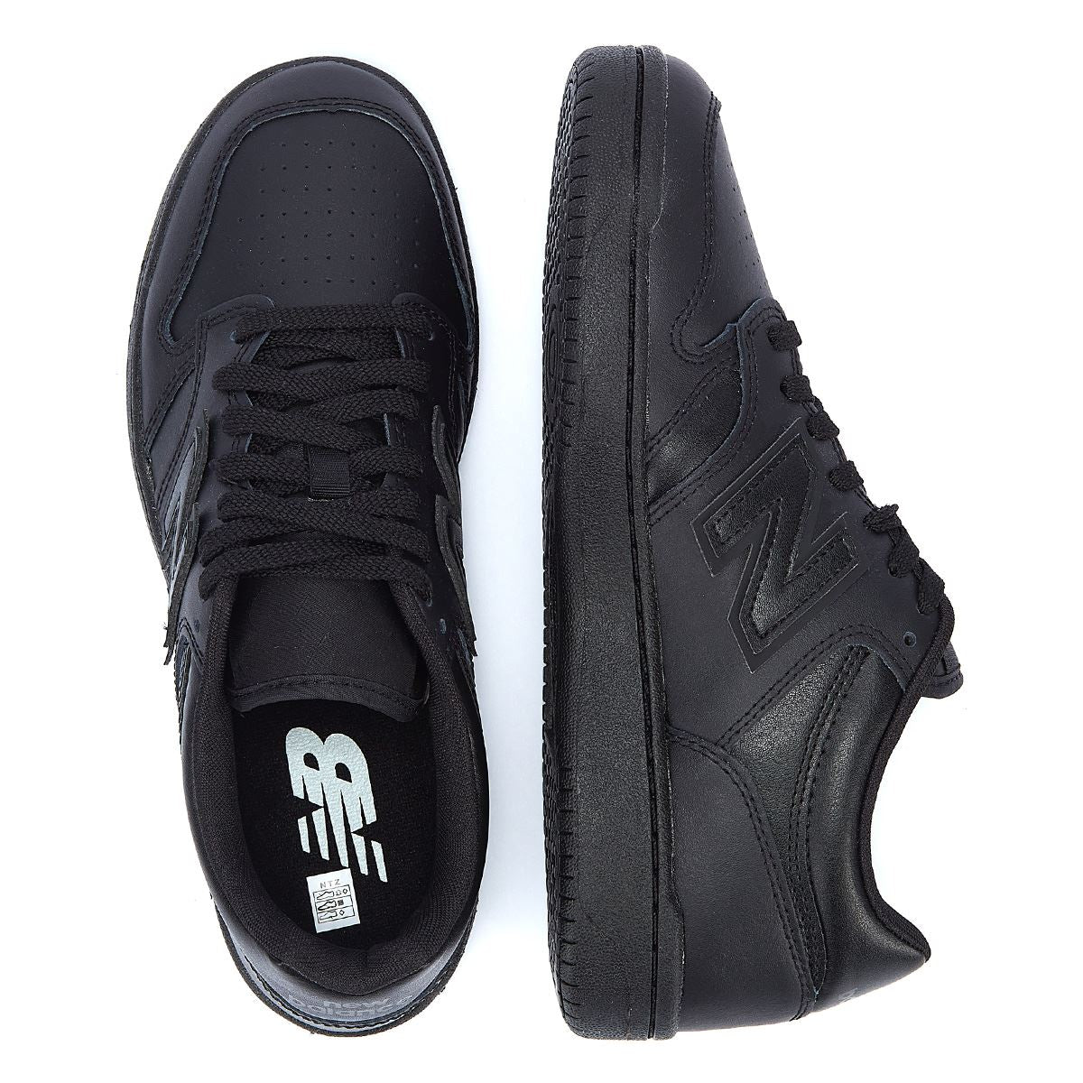 New Balance 480 Baskets En Cuir Noir