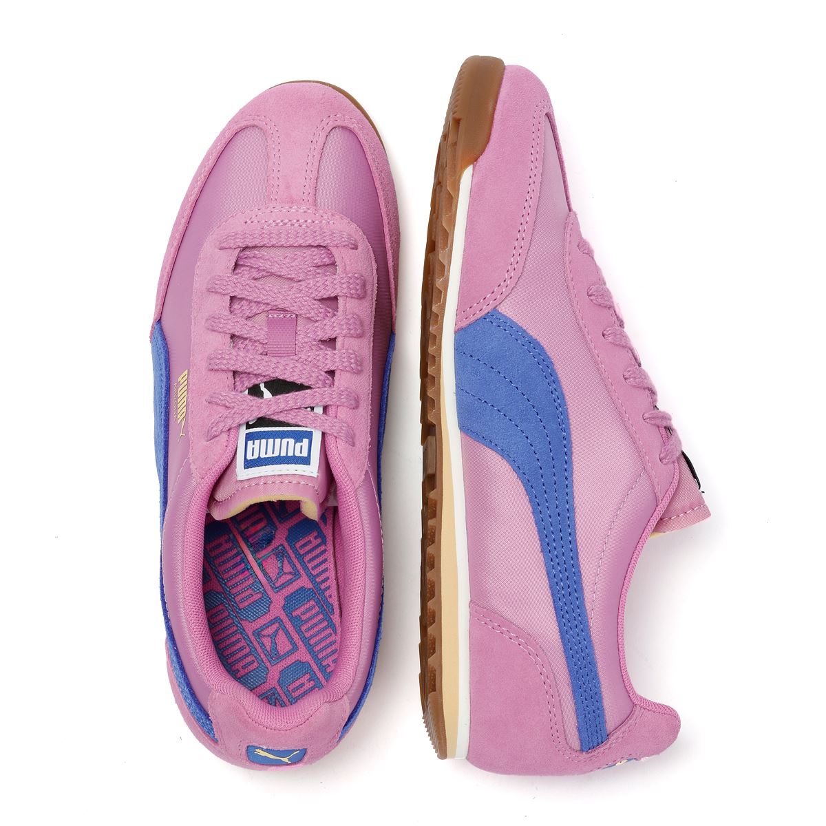 Puma Arizona Nylon Baskets Roses Pour Femmes