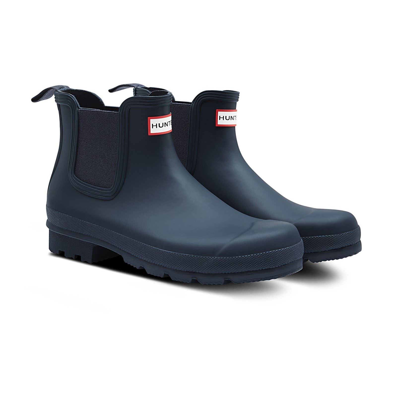 Hunter Original Chelsea Bottes En Caoutchouc Pour Hommes, Couleur Marine