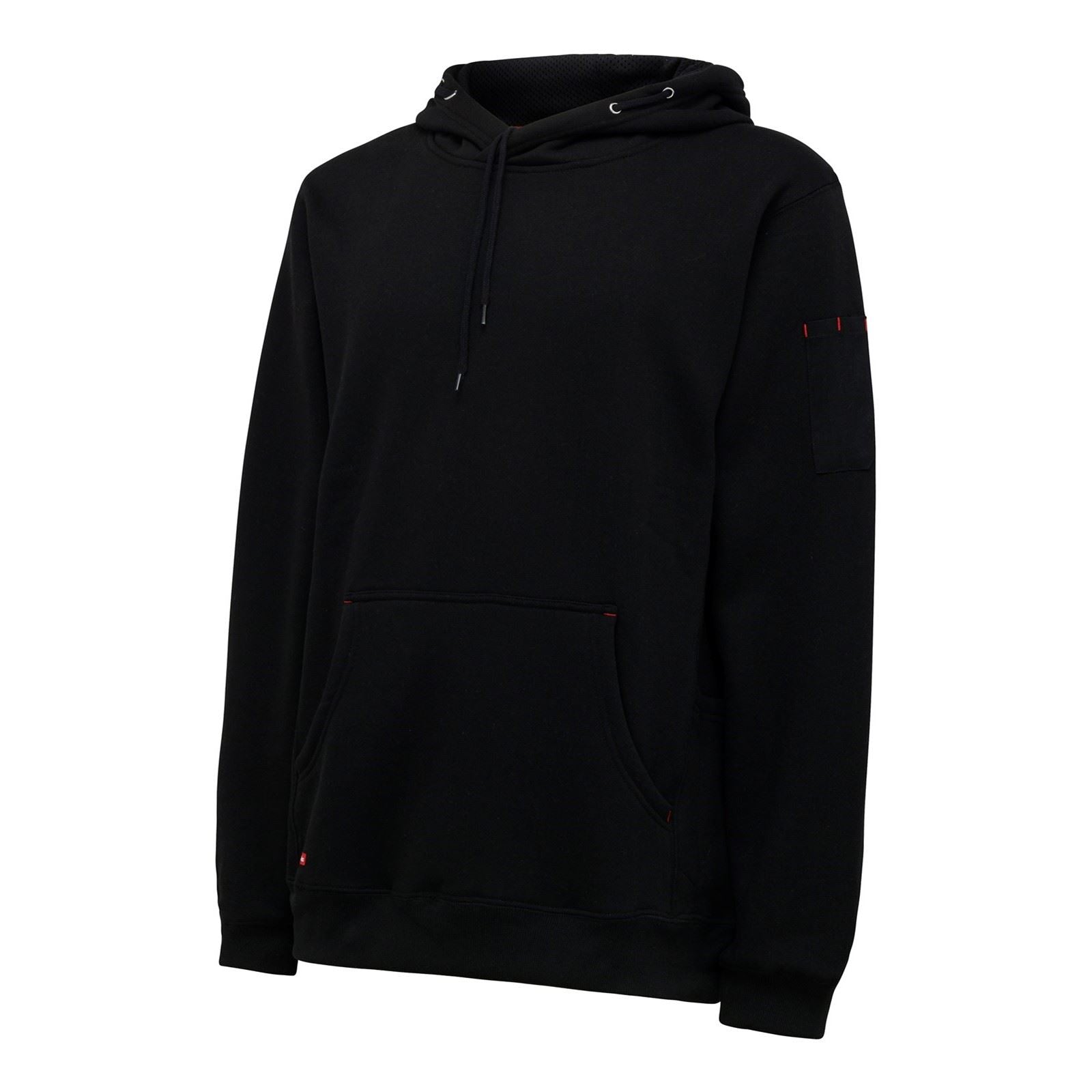 Hard Yakka Brushed Fleece Sweat À Capuche Noir En Polyester Pour Homme