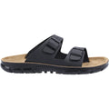 Birkenstock Bilbao Sandales Noires Pour Hommes En Cuir