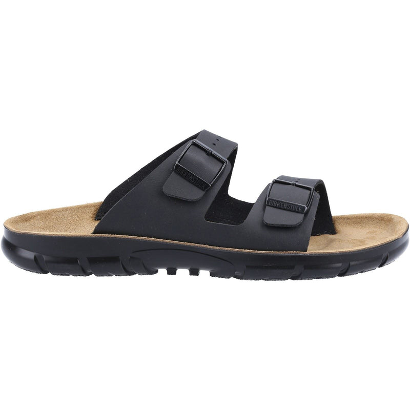 Birkenstock Bilbao Sandales Noires Pour Hommes En Cuir