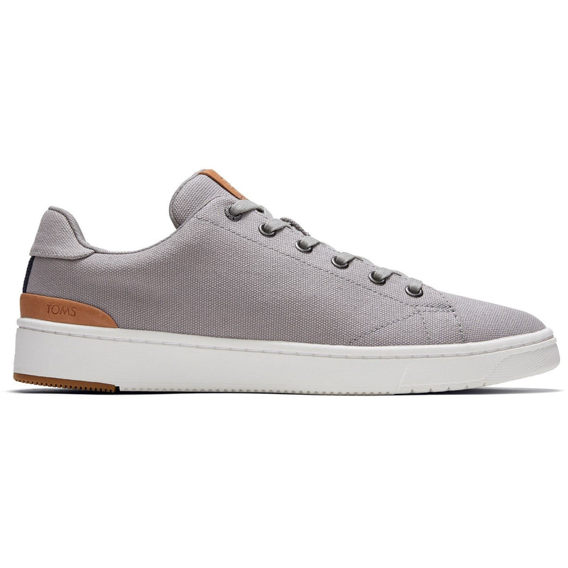 TOMS Travel Lite 2.0 Low Baskets Grises Pour Hommes En Coton À 100%
