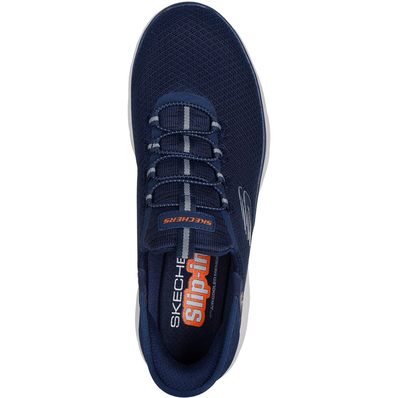 Skechers Summits - High Range Baskets En Polyester Pour Homme, Couleur Marine