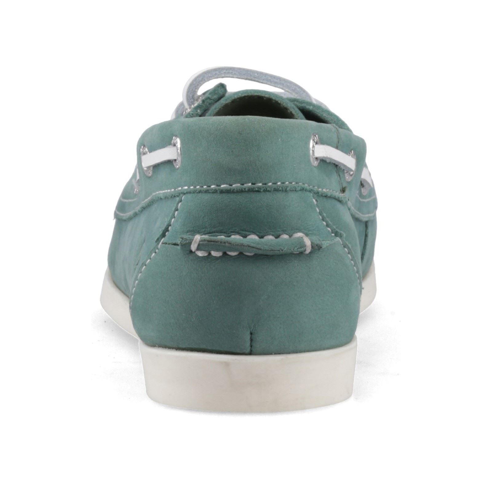 Sperry Balboa 2 Eye Boat Bateaux En Nubuck Verts Pour Femmes