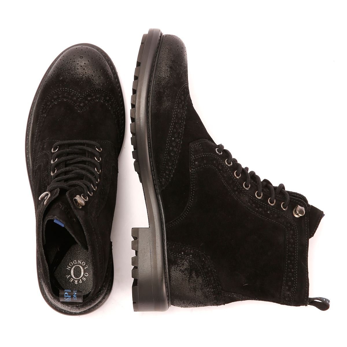 Osprey London The Professor Bottes Noires Pour Hommes En Suède